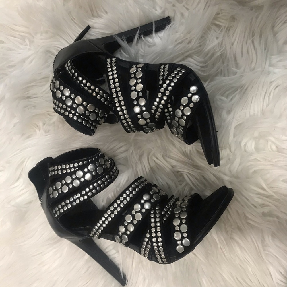 Studded high heels